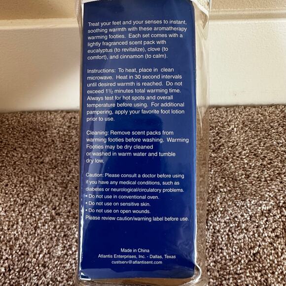 New The Original Bed Buddy Warming Footies Aromatherapy Soothing Foot Warmers - Picture 9 of 14